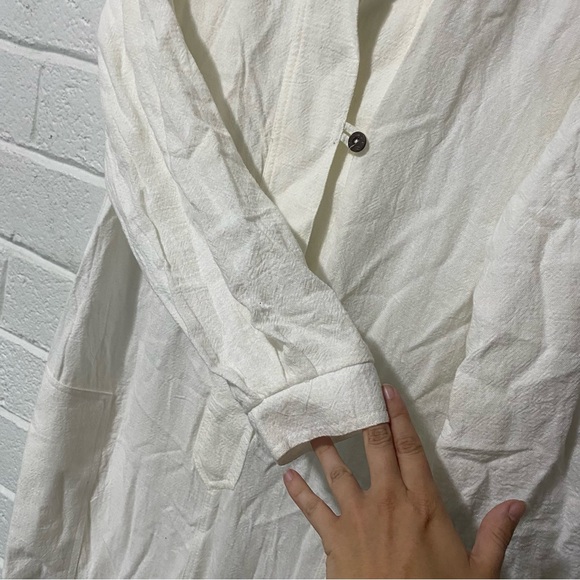 Vintage Grace Lee X Tall Medium Lightweight Jumpsuit Coverall Romper Linen Style - Picture 7 of 14